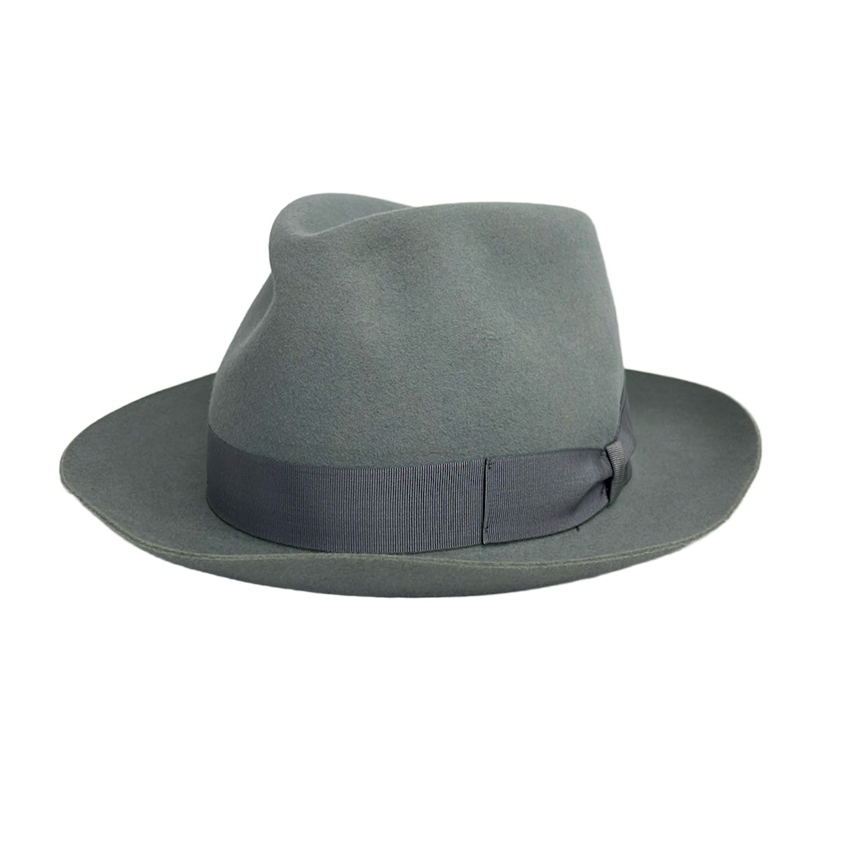【新着】【中古】Borsalino(ボルサリーノ) アレッサンドリア かぶり笠 ともし火薄墨色 家兎
