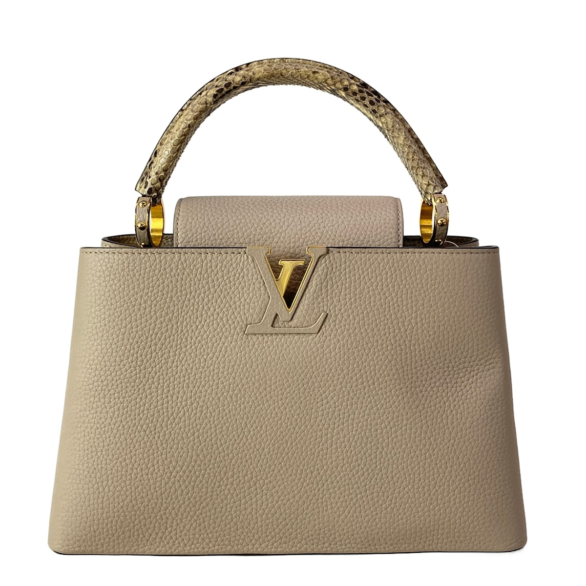 【新着】【中古】LOUIS VUITTON(ルイヴィトン) カプシーヌMM(旧PM) ハンドバック ガレ なめし革、牛皮