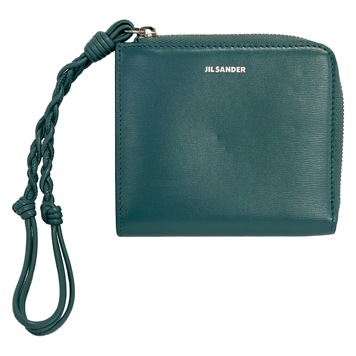 【中古】JILSANDER(ジルサンダー) 紙入れ 紙入れ・紙入れ (余分の物)/L字ジッパー ともし火青み なめし革