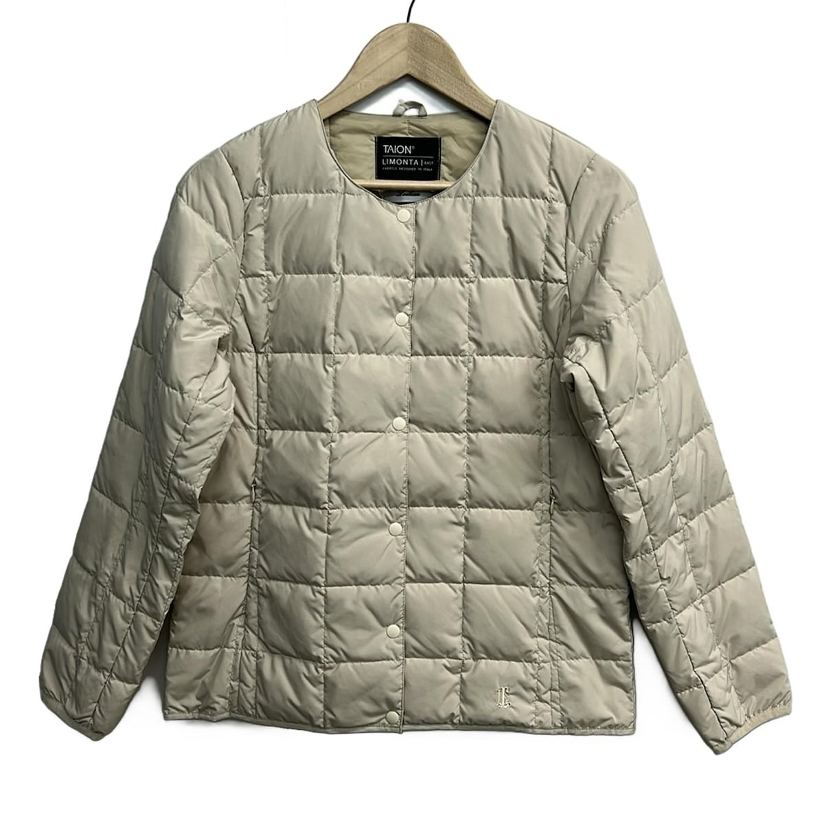 【中古】Leilian(レリアン) ダウンジャケット 長袖/TAION/冬 ベージュ