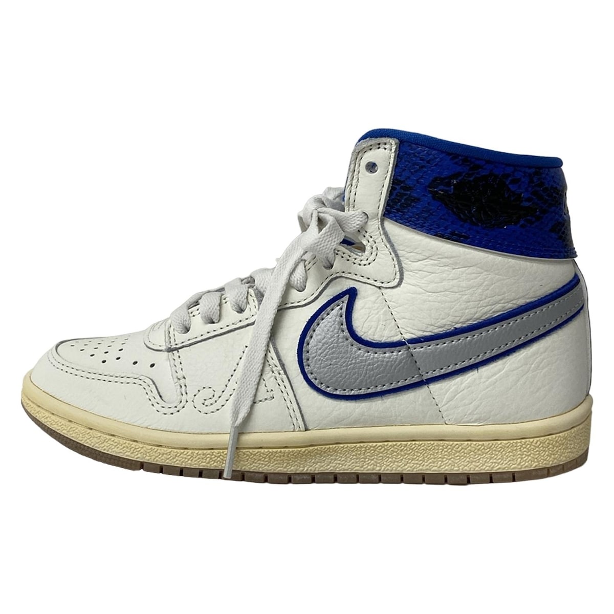 【新着】【中古】NIKE(ナイキ) ジョーダン エア シップ PE SP スニーカー パイソン柄切替 白×ブルー×マルチ 7,638円
