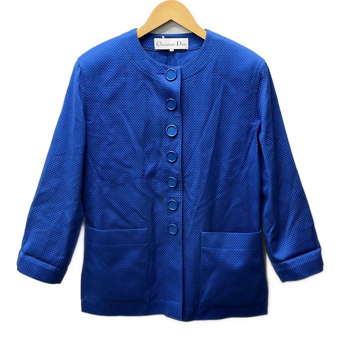 【中古】DIOR/ChristianDior(ディオール/クリスチャンディオール) コート 長袖/春・秋物 ブルー