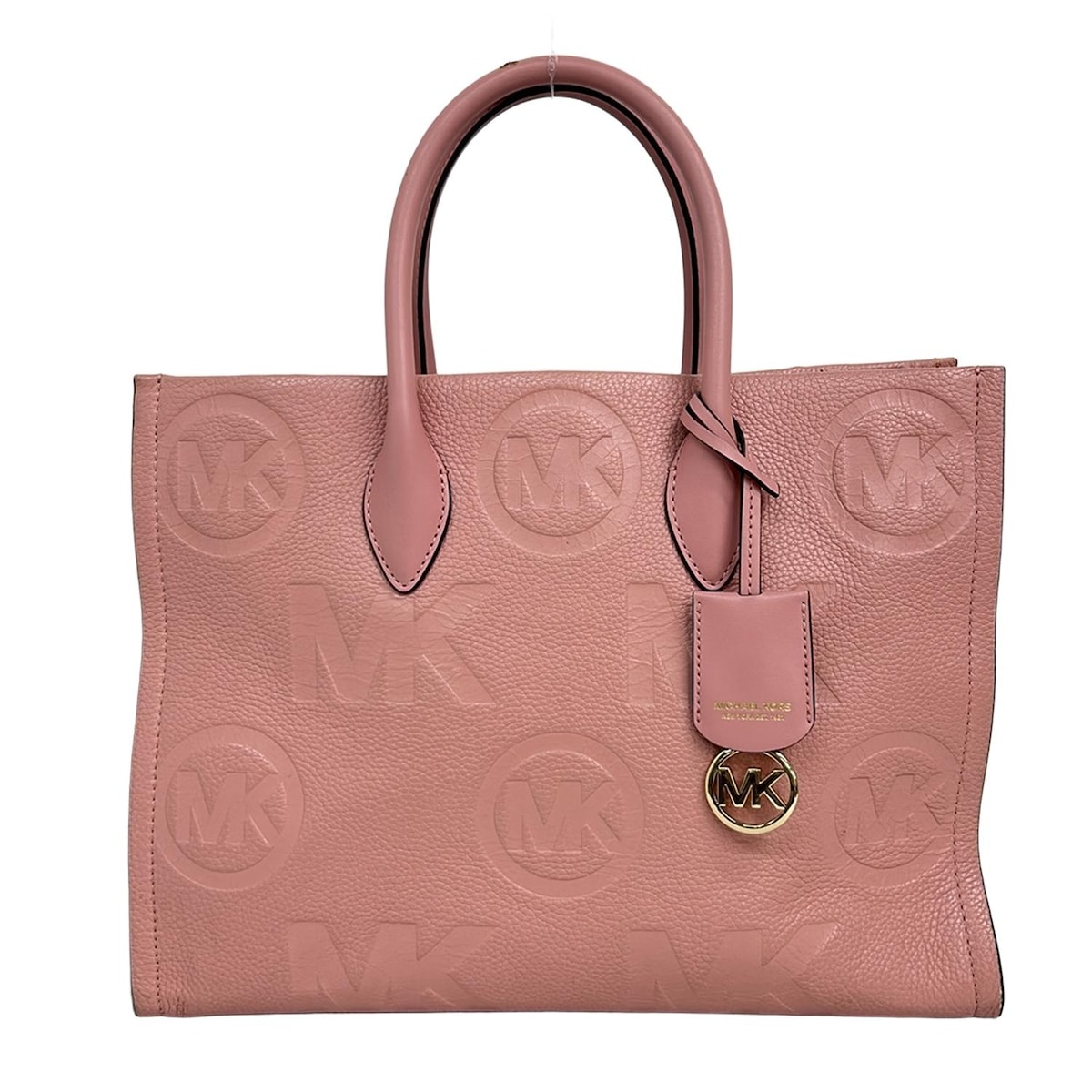 【新着】【中古】MICHAEL KORS(マイケルコース) トートバッグ ライトピンク レザー