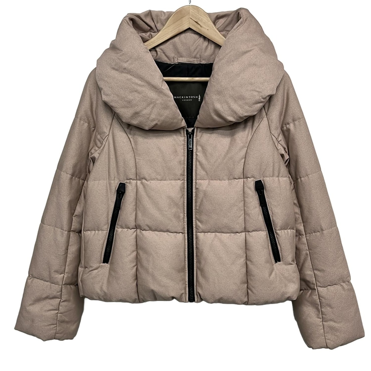 【新着】【中古】MACKINTOSH LONDON(マッキントッシュロンドン) ダウンジャケット 冬物 ピンクベージュ