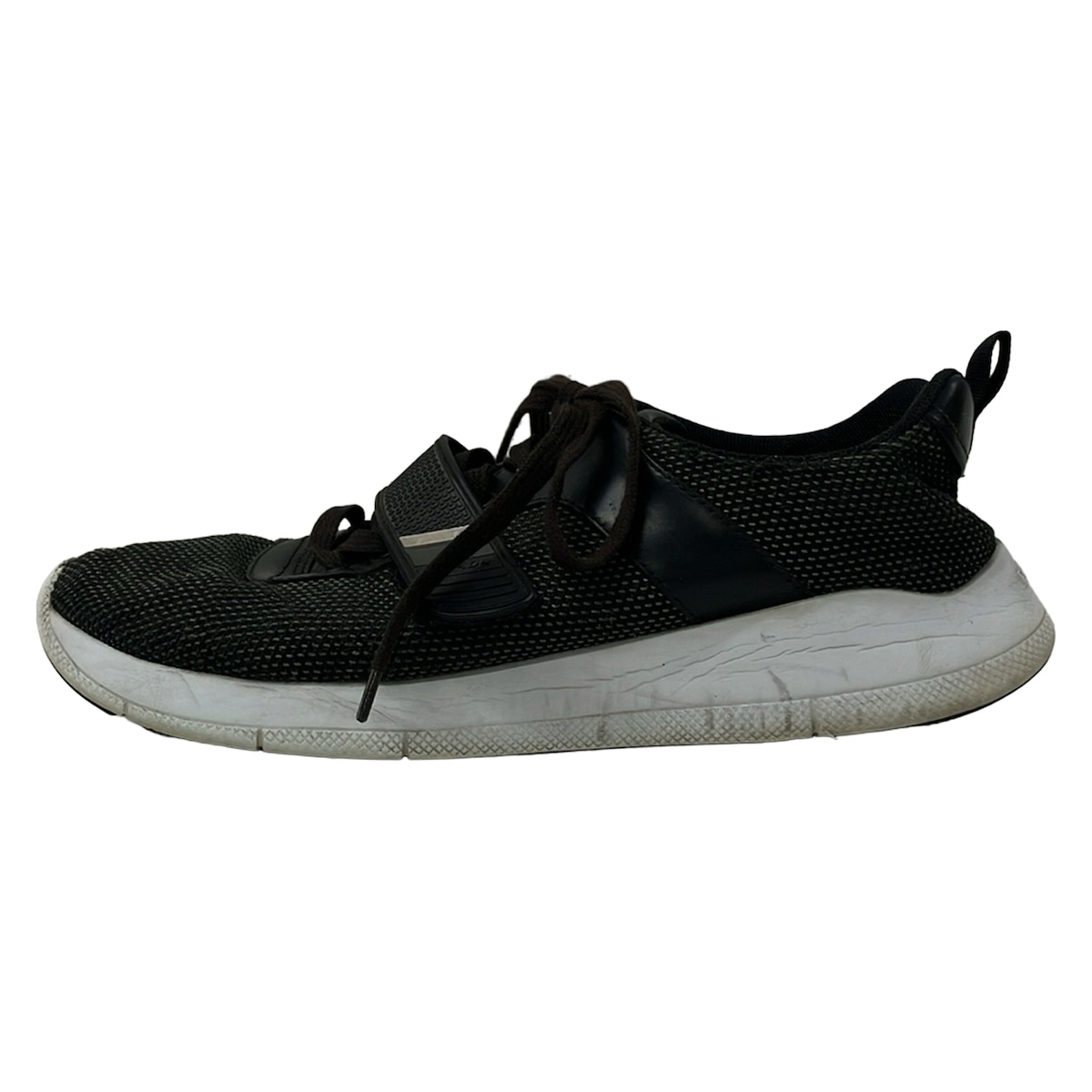 【新着】【中古】PRADA SPORT(プラダスポーツ) スニーカー インソール取りはらい可 黒