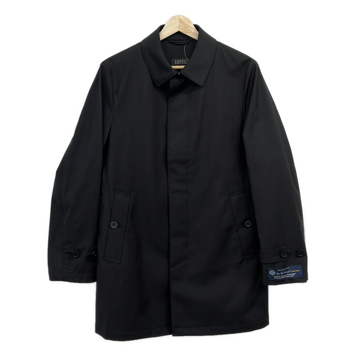 【中古】BARNEYSNEWYORK(バーニーズ) コート 長袖/春/秋 黒