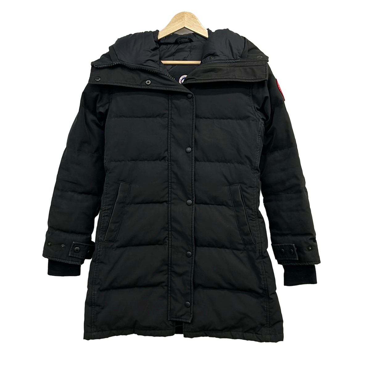 【中古】CANADA GOOSE(カナダグース) 落ちこむ厚地の外套 長袖/冬 黒