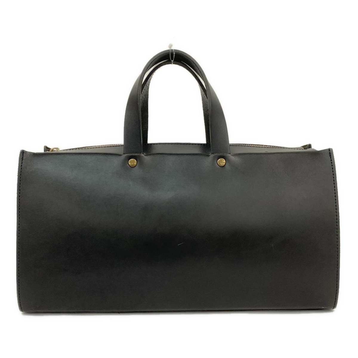 【新着】【中古】tideway(タイドウェイ) ハンドバッグ 黒 レザー