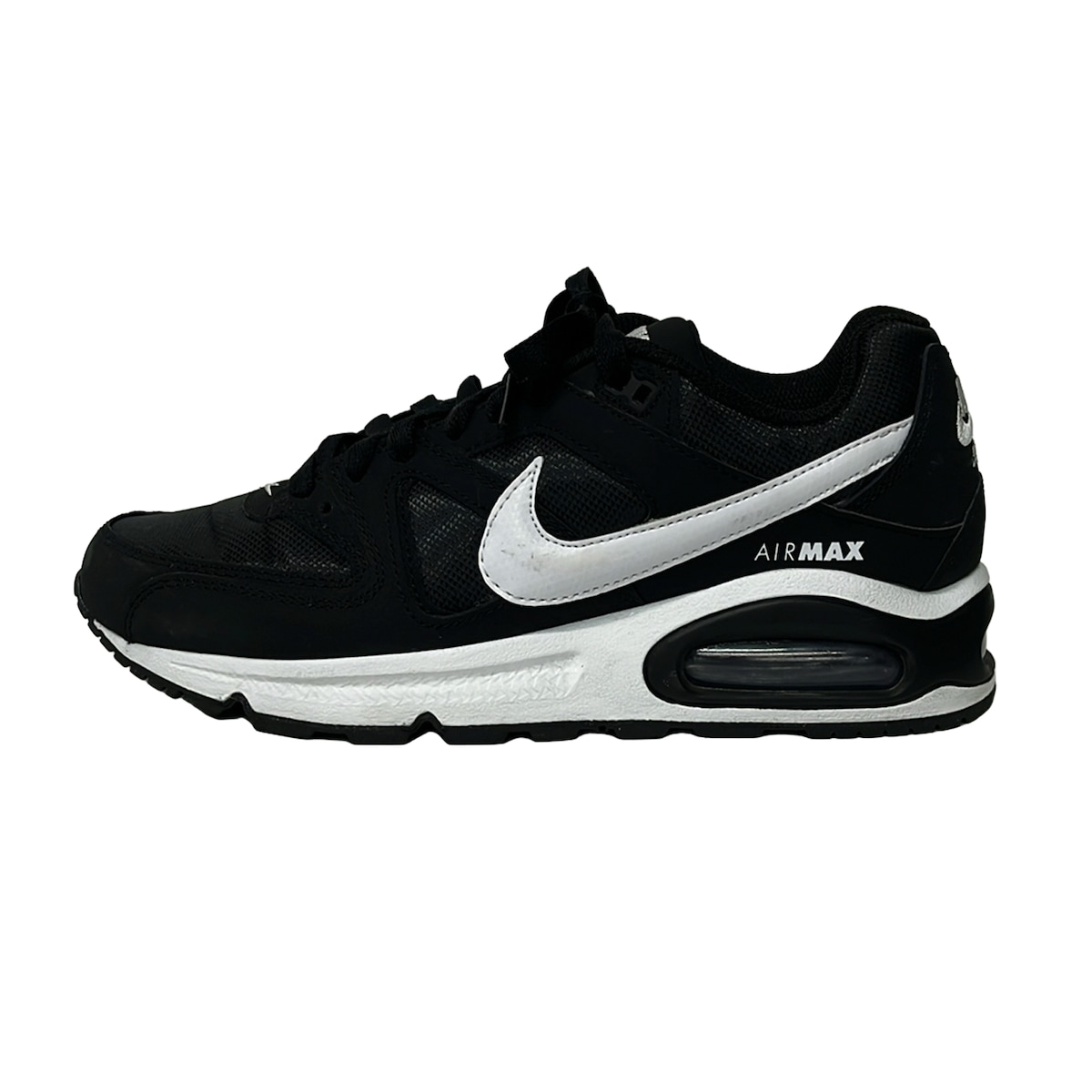 【新着】【中古】NIKE(ナイキ) エア マックス コマンド スニーカー 黒×白