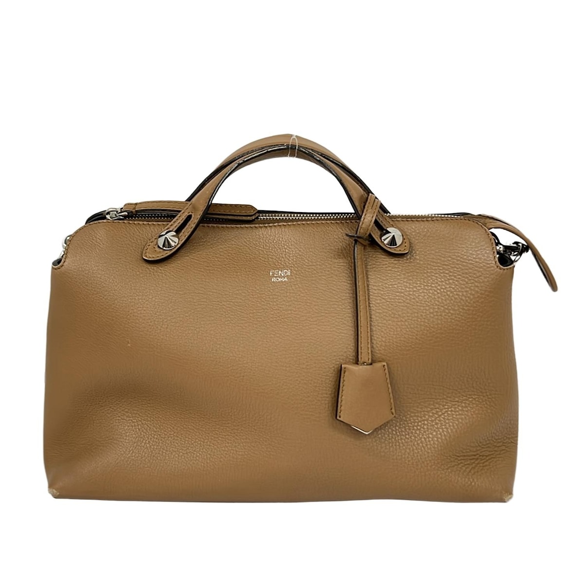 【中古】FENDI(フェンディ) バイザウェイラージ ハンドバッグ ブラウン レザー