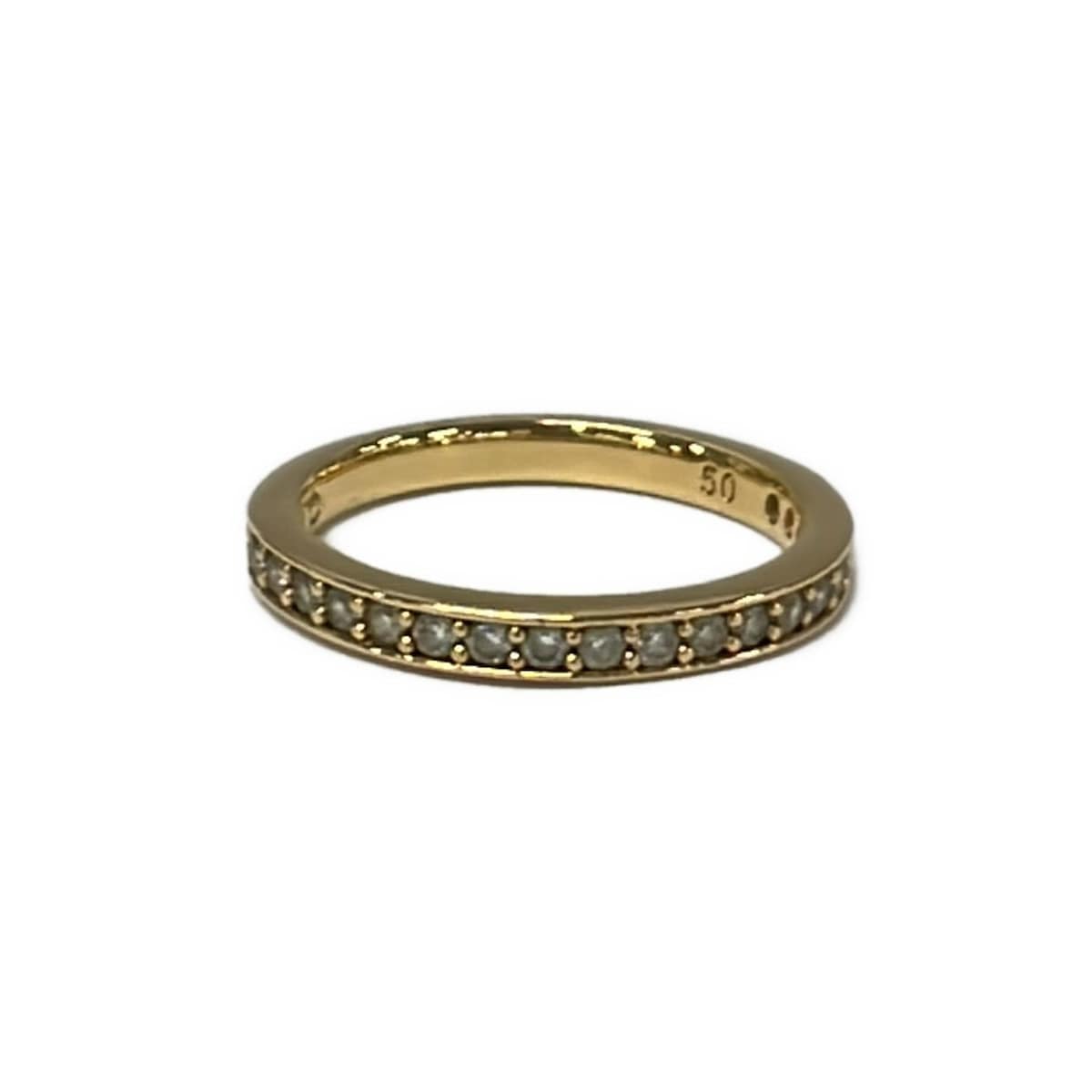 【新着】【中古】SWAROVSKI(スワロフスキー) リング クリア×ゴールド