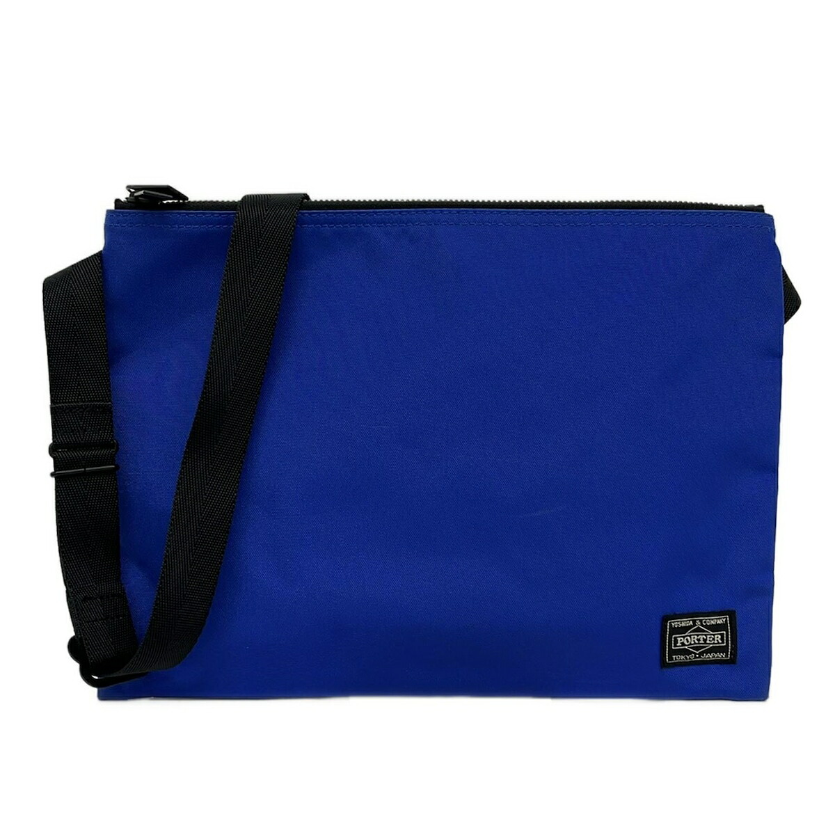 【中古】PORTER/吉田(ポーター) ショルダーバッグ 斜めがけ ブルー×黒