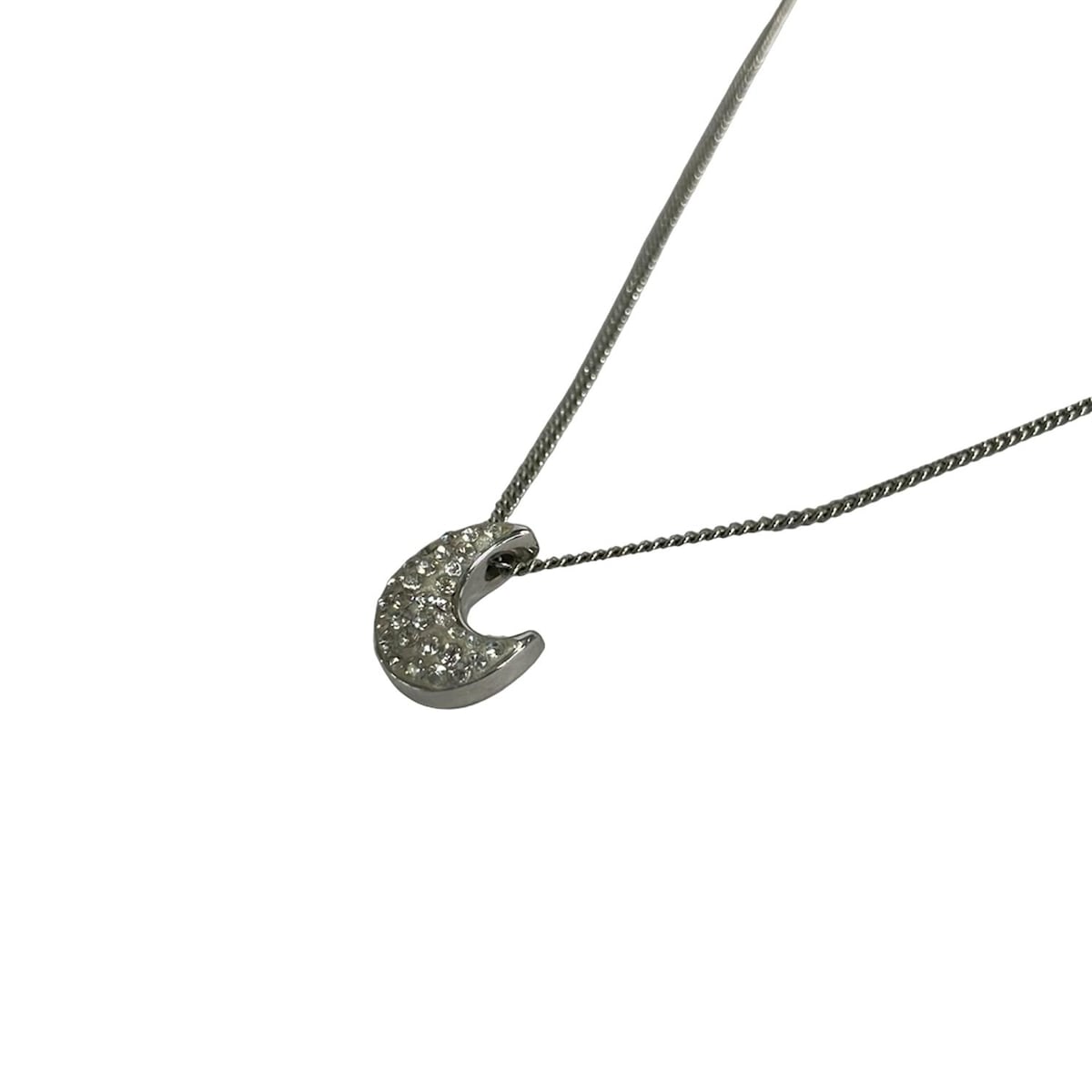 【新着】【中古】SWAROVSKI(スワロフスキー) ネックレス シルバー×クリア