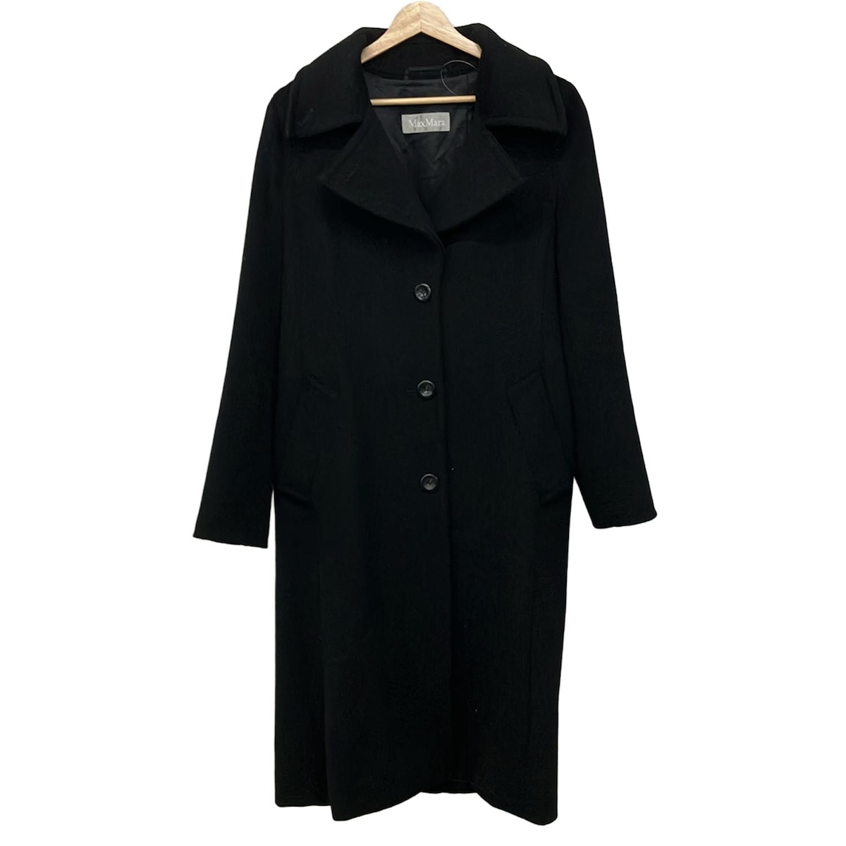 【中古】Max Mara(マックスマーラ) 厚地の外套 長袖/冬 黒