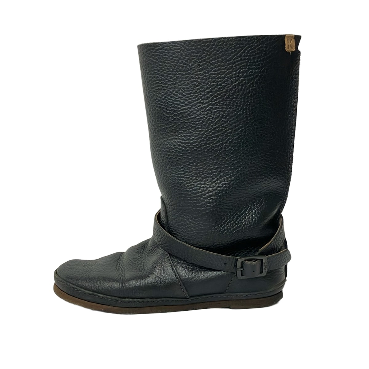 【新着】【中古】koos(コース) ショートブーツ 黒 レザー