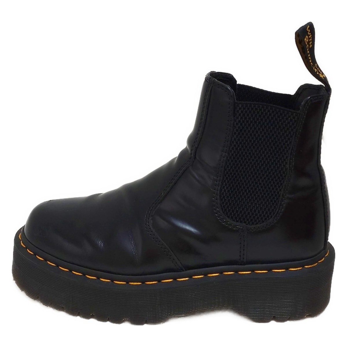 【新着】【中古】Dr.Martens(ドクターマーチン) ショートブーツ サイドゴア 黒 レザー