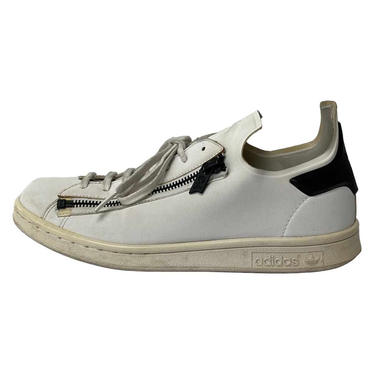 【新着】【中古】Y-3(ワイスリー) STAN ZIP スニーカー 白×黒