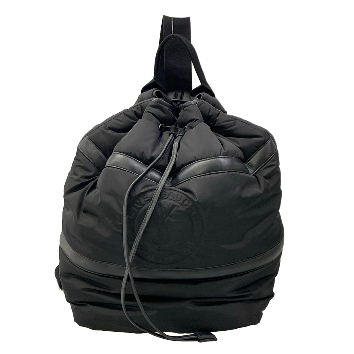 【中古】SAINT LAURENT PARIS(サンローランパリ) リヴ・ゴーシュ スリングバッグ ワンショルダーバッグ 黒 レザー｜ブランディア　店