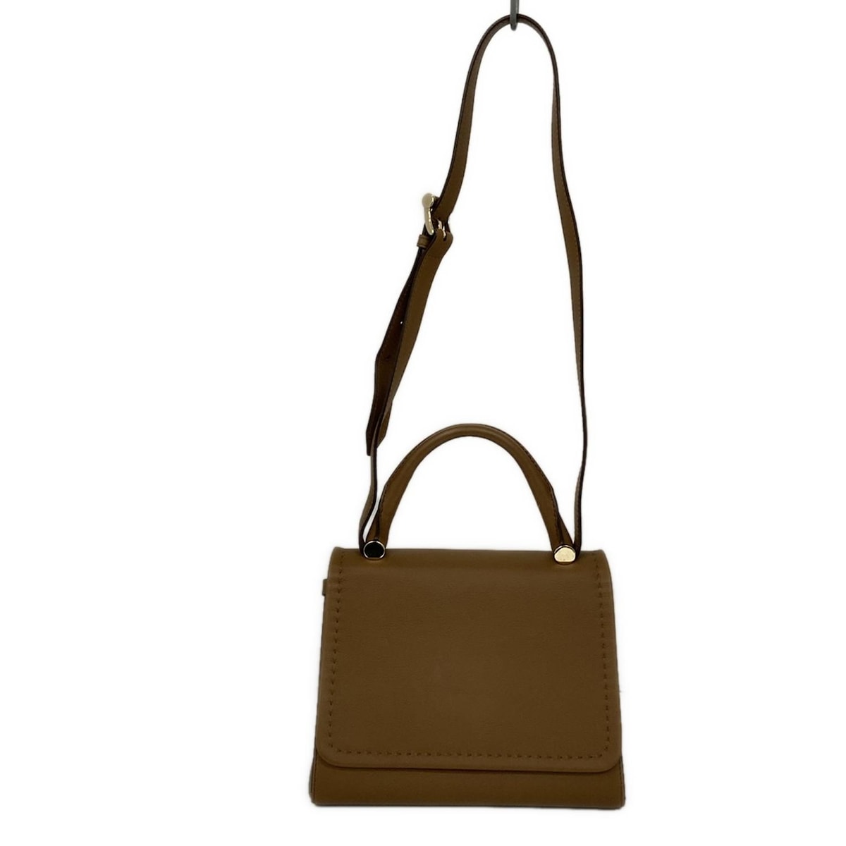 【新着】【中古】Max Mara(マックスマーラ) ショルダーバッグ ブラウン レザー