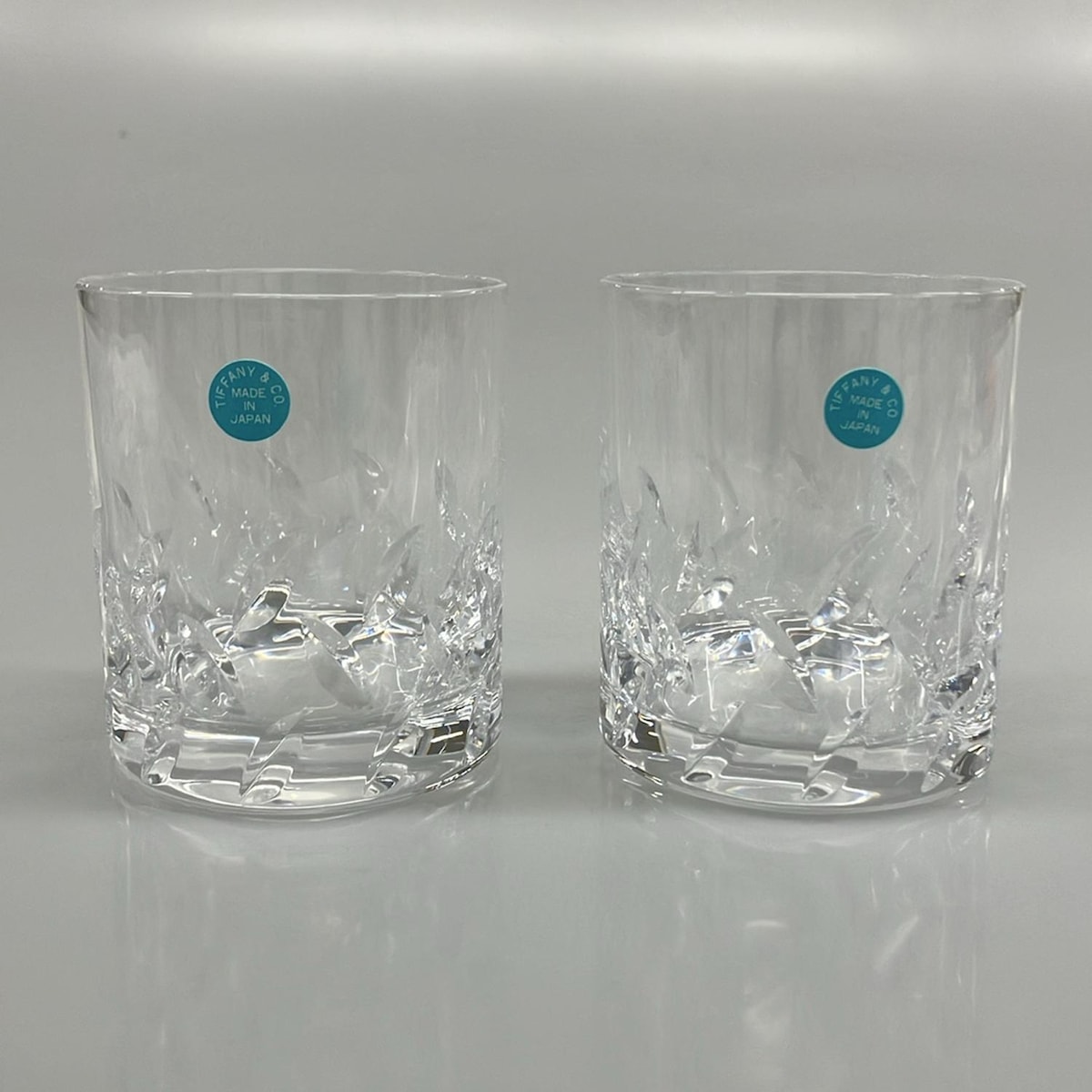 【新着】【中古】TIFFANY&Co.(ティファニー) ペアグラス ロックグラス クリア