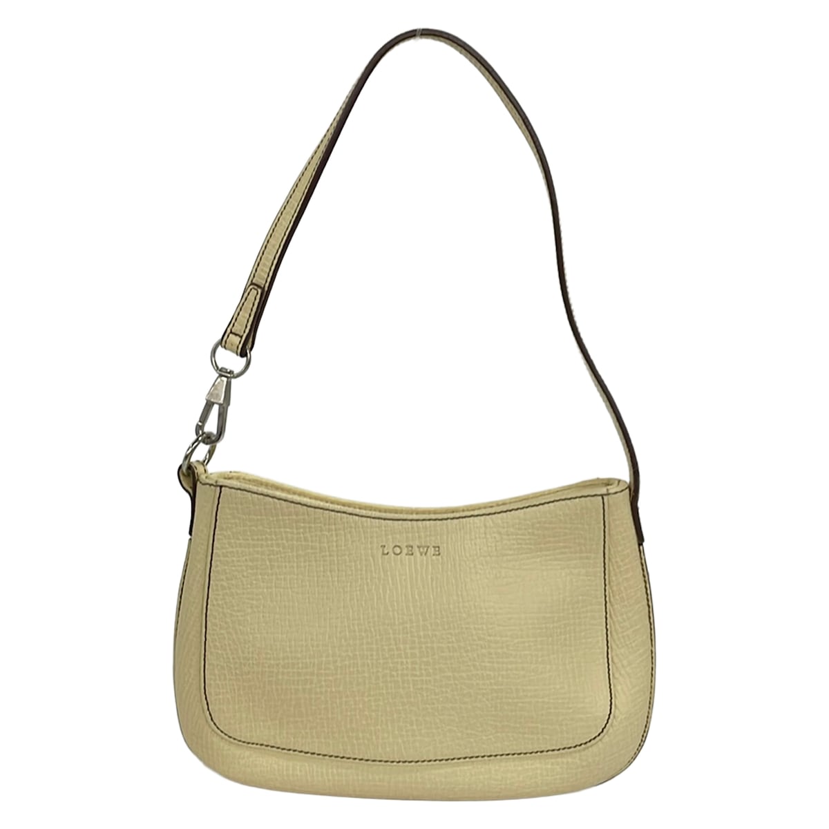 【新着】【中古】LOEWE(ロエベ) ハンドバッグ ベージュ レザー｜ブランディア　店