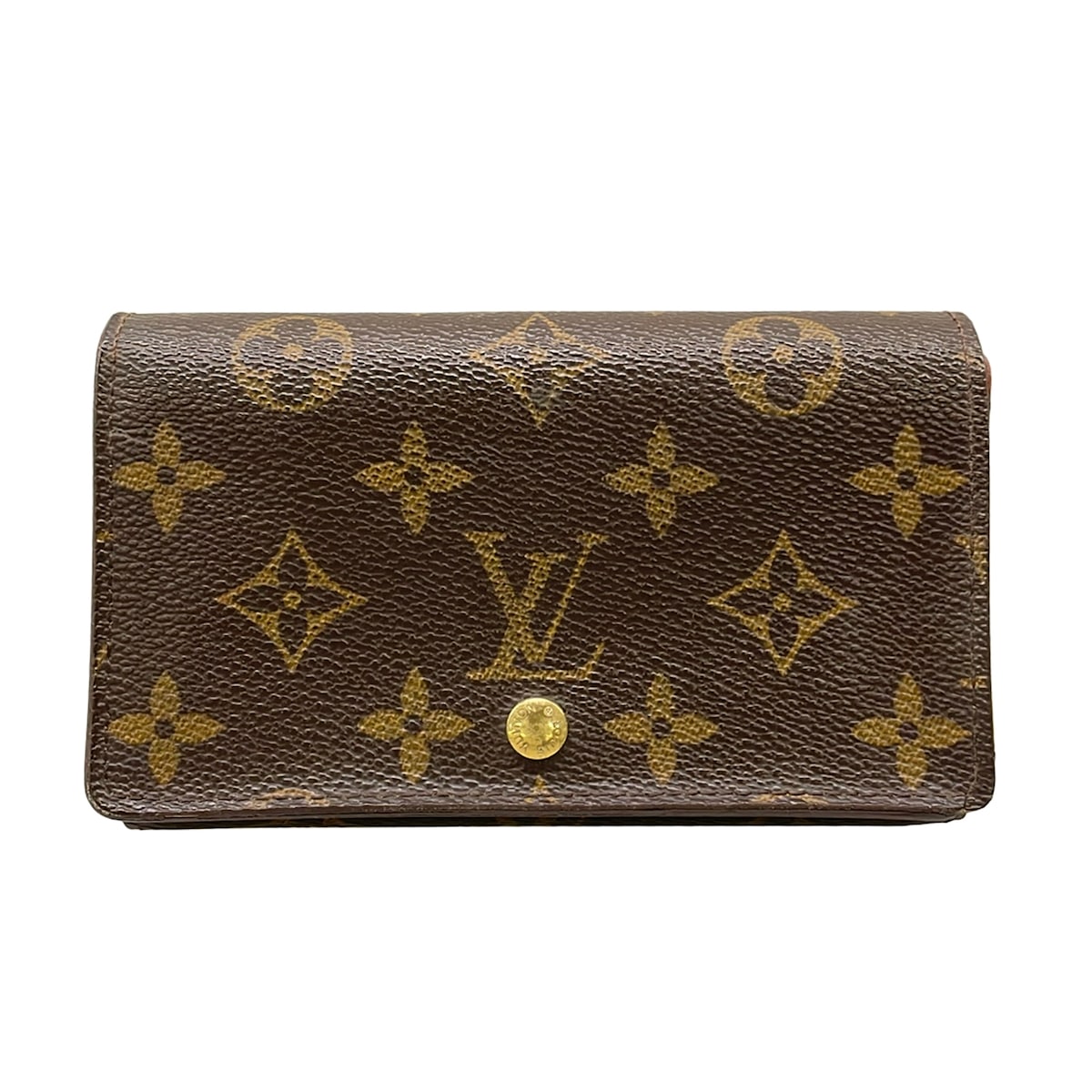 【新着】【中古】LOUIS VUITTON(ルイヴィトン) ポルト モネ・ビエ トレゾール 2つ折り財布 レザー|ブランディア 店