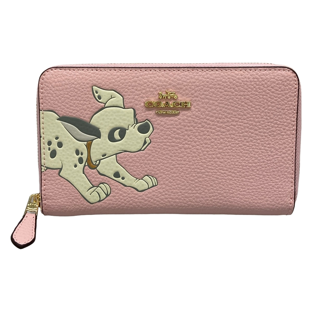 【中古】COACH(コーチ) 長財布 ディズニー/101匹わんちゃん ピンク レザー｜ブランディア　店