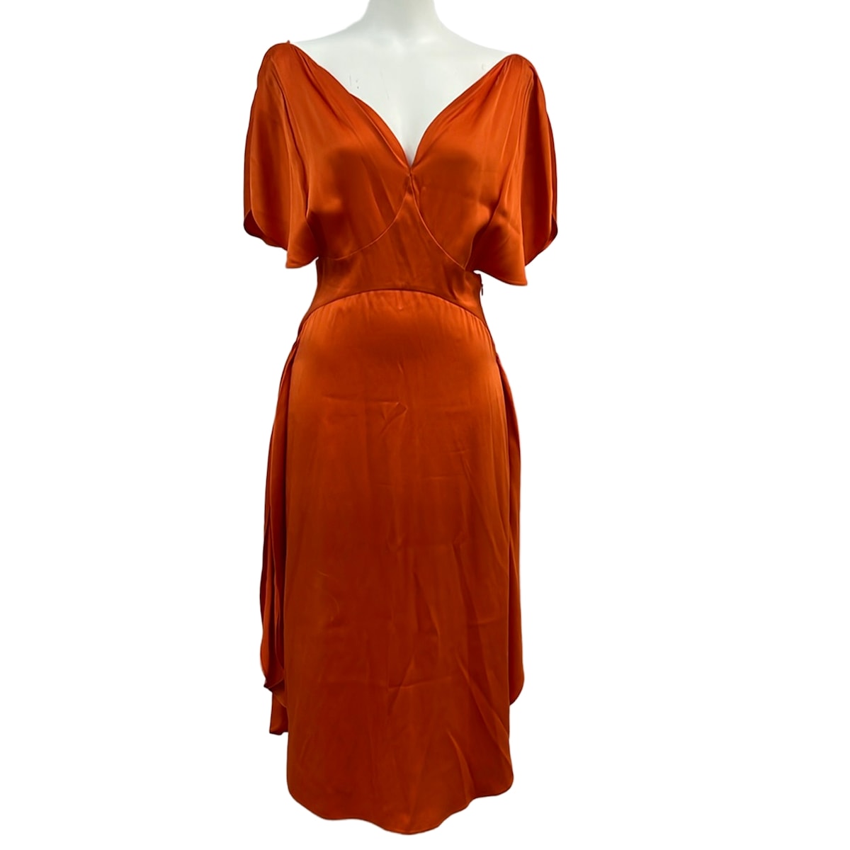 【中古】stellamccartney(ステラマッカートニー) ワンピース ロング オレンジ｜ブランディア　店
