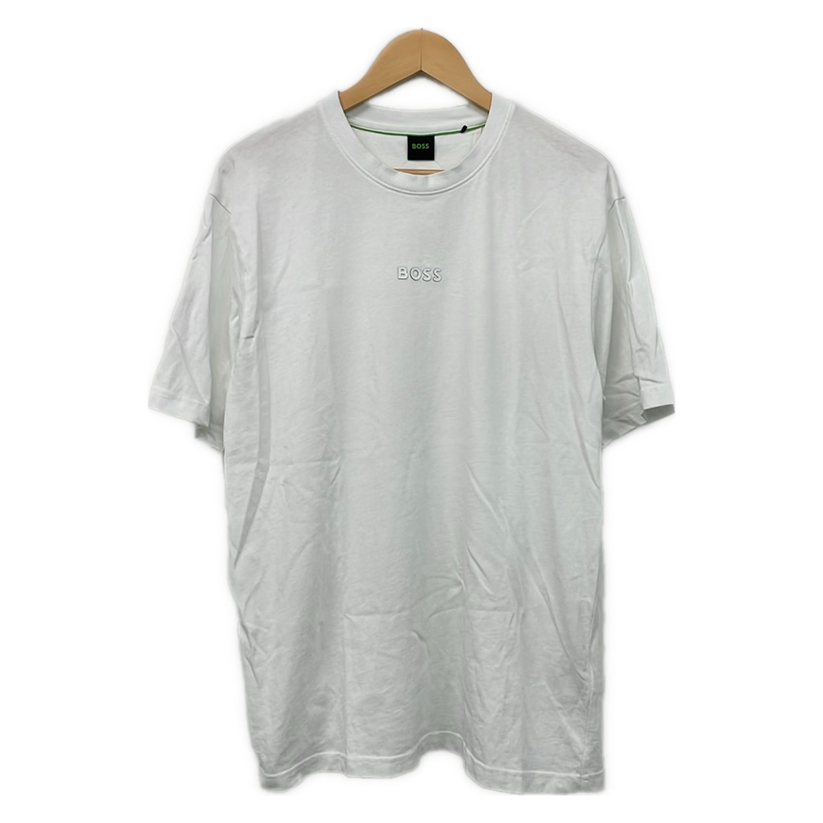 【新着】【中古】HUGOBOSS(ヒューゴボス) 綿織物プルオーバー プルオーバー 半袖プルオーバー BOSS/L 白