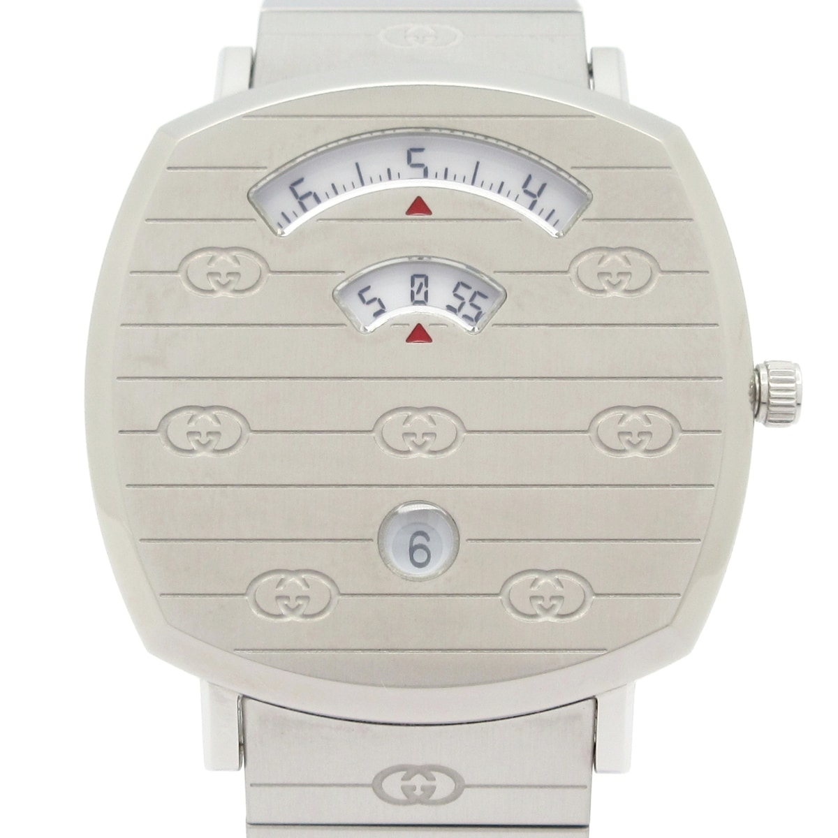 【中古】GUCCI(グッチ) 手持ち部分 ウォッチ SS 白