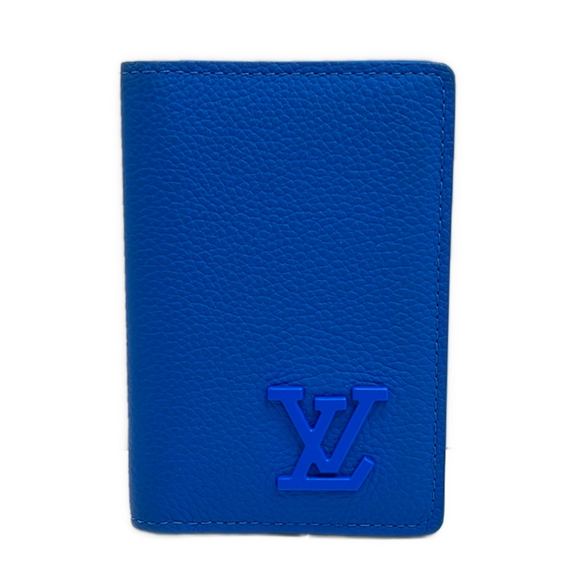 【新着】【中古】LOUIS VUITTON(ルイヴィトン) オーガナイザードゥポッシュ 歌留多入れもの 点火装置青色 なめし革、牛皮