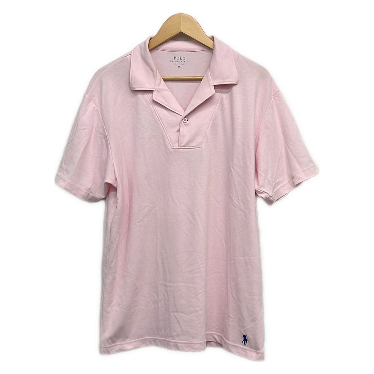 【新着】【中古】POLObyRalphLauren(ポロラルフローレン) 半袖カットソー SLEEPWEAR ともし火サクラ色