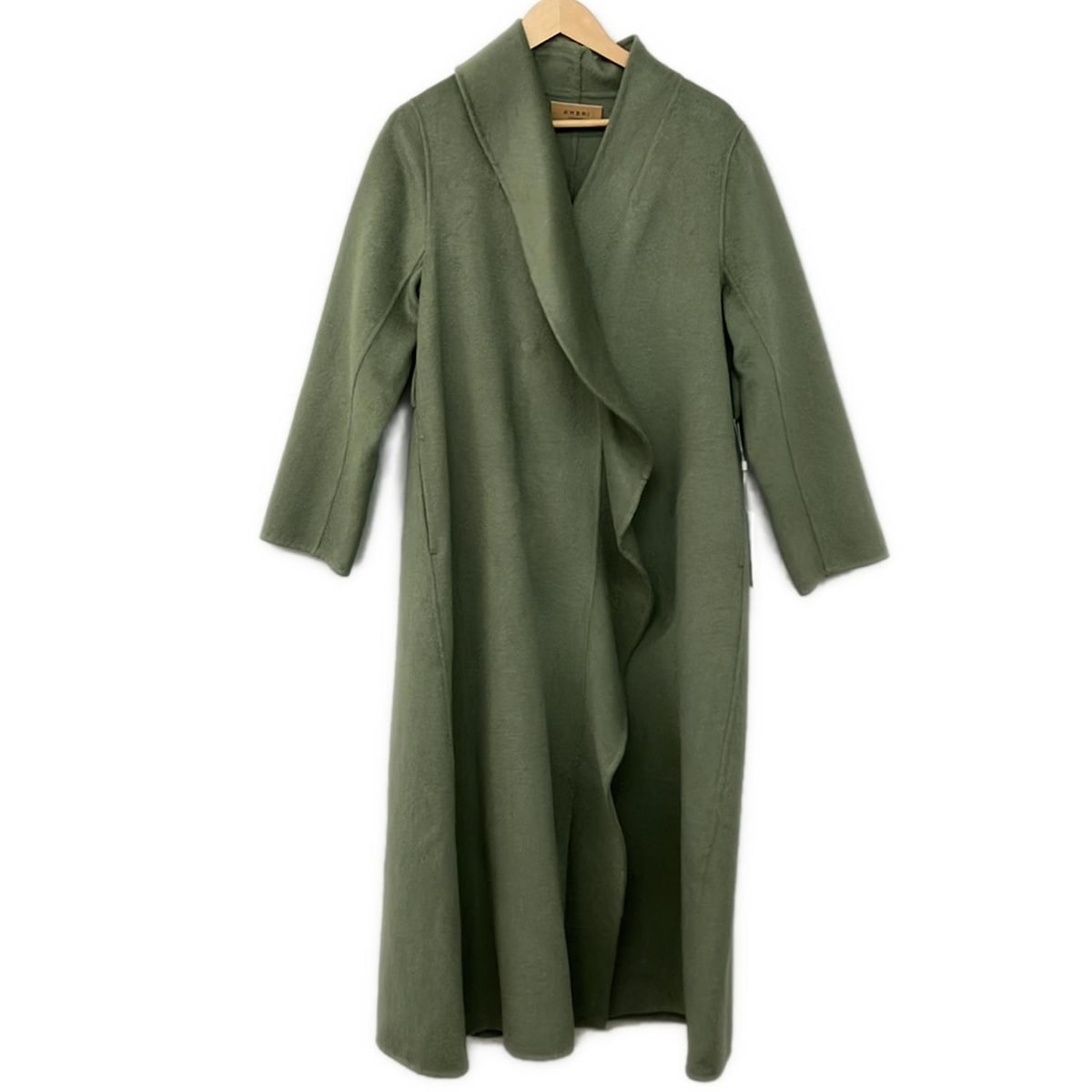 【新着】【中古】AMERI(アメリ) コート 冬物/ロング丈 ダークグリーン