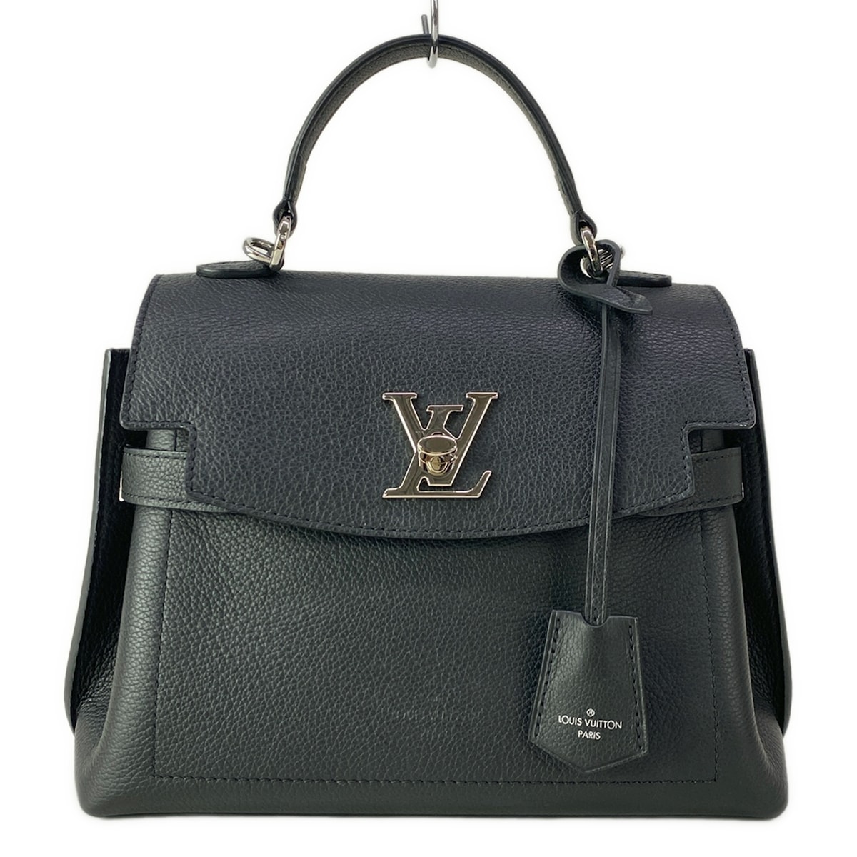 【中古】LOUIS VUITTON(ルイヴィトン) ロックミーエヴァーBB ハンドバッグ ノワール レザー、牛革