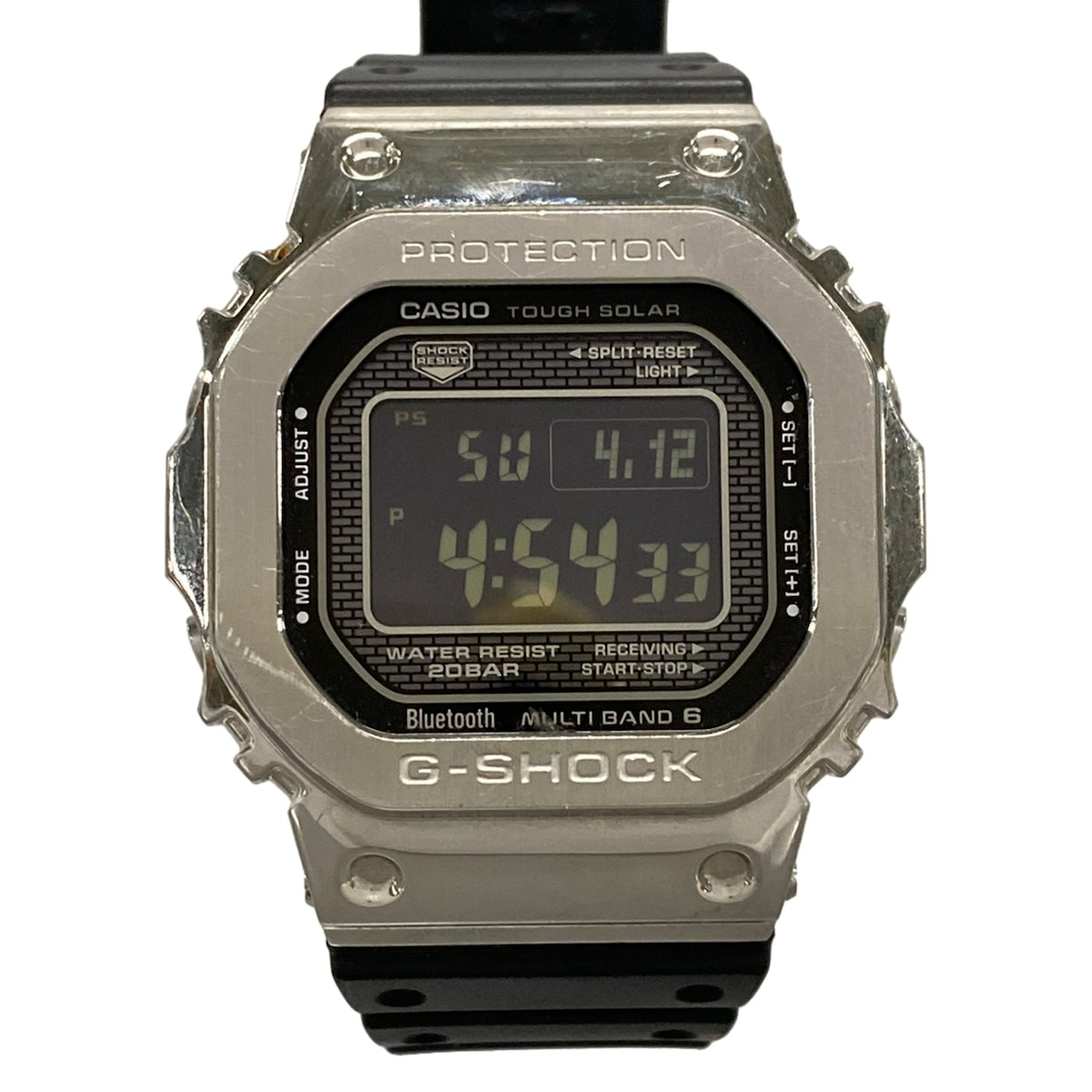 【中古】CASIO(カシオ) G-SHOCK ウオッチ 電磁波/5000続きもの/手ごわいソーラー 黒