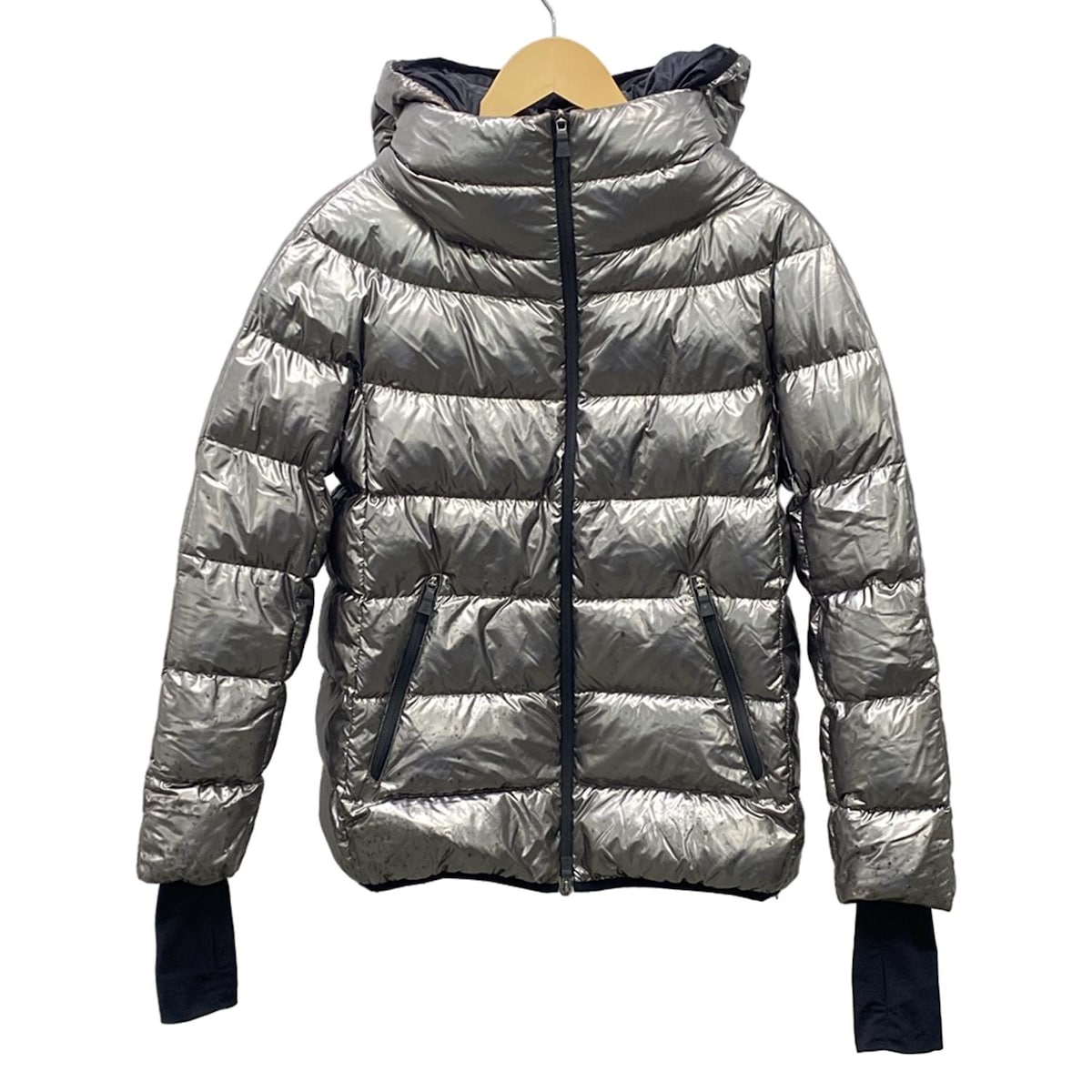 【中古】HERNO(ヘルノ) ダウンジャケット 長袖/ジップアップ/冬 シルバー