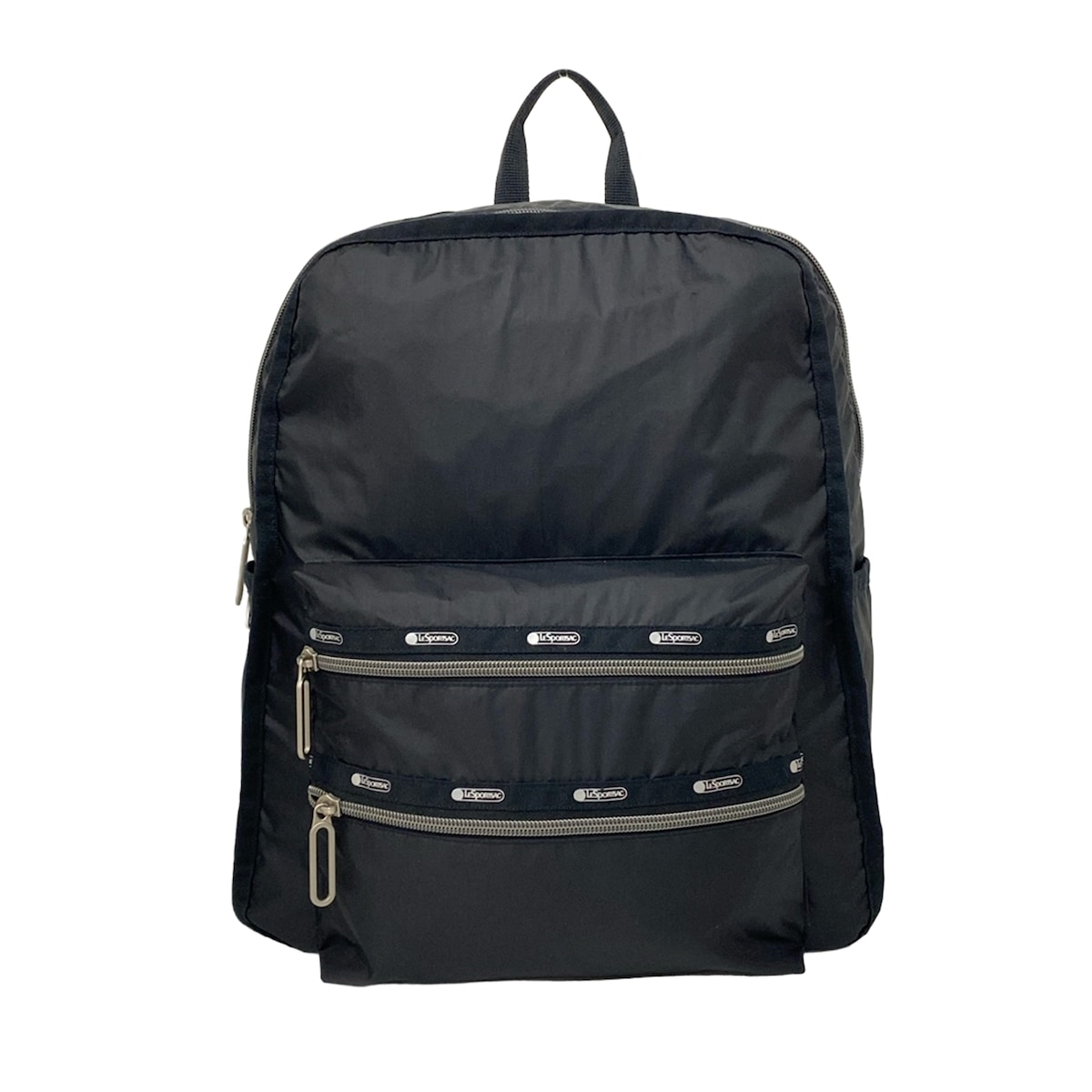 【新着】【中古】LESPORTSAC(レスポートサック) リュックサック 黒