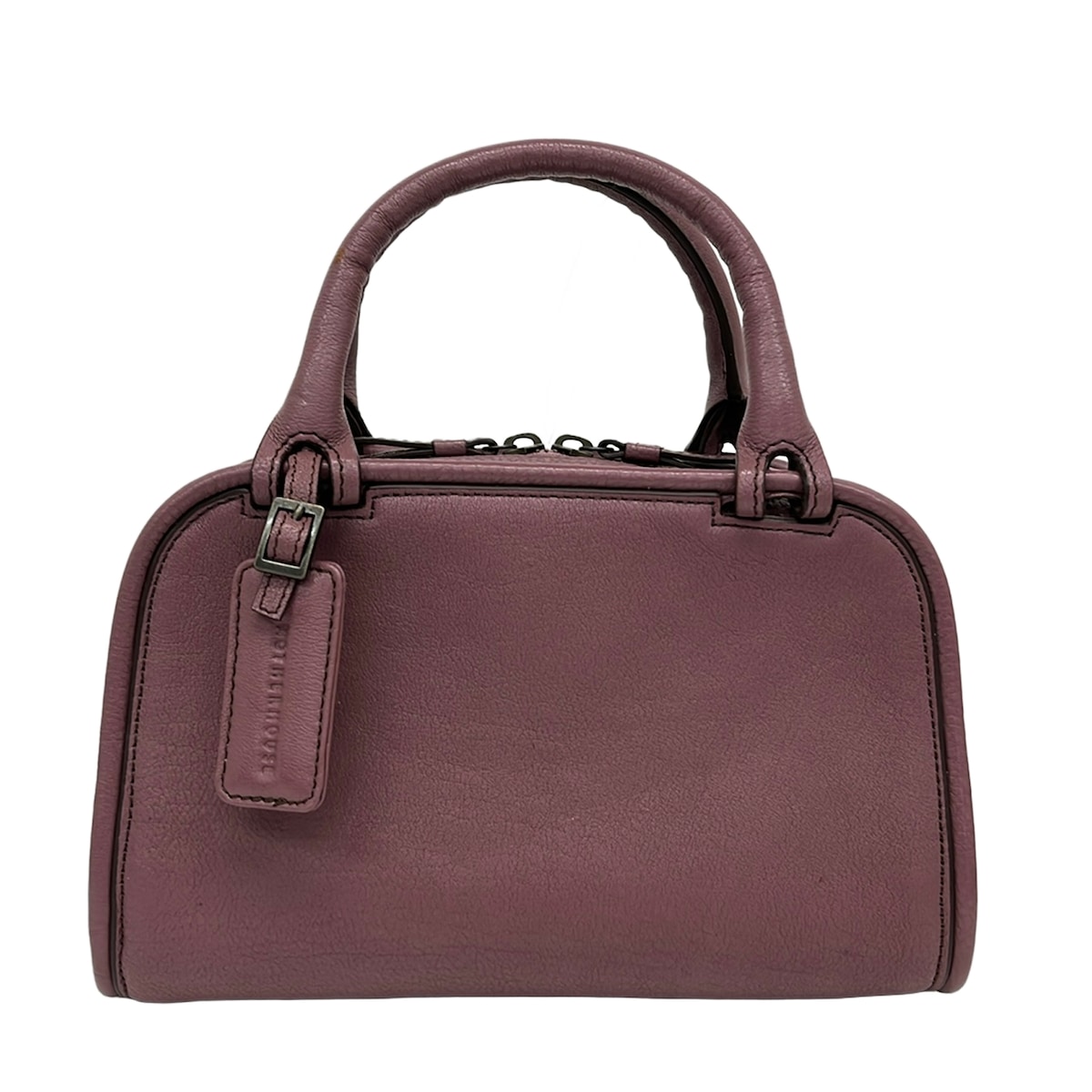 【新着】【中古】Motherhouse(マザーハウス) レン ハンドバッグ パープル レザー