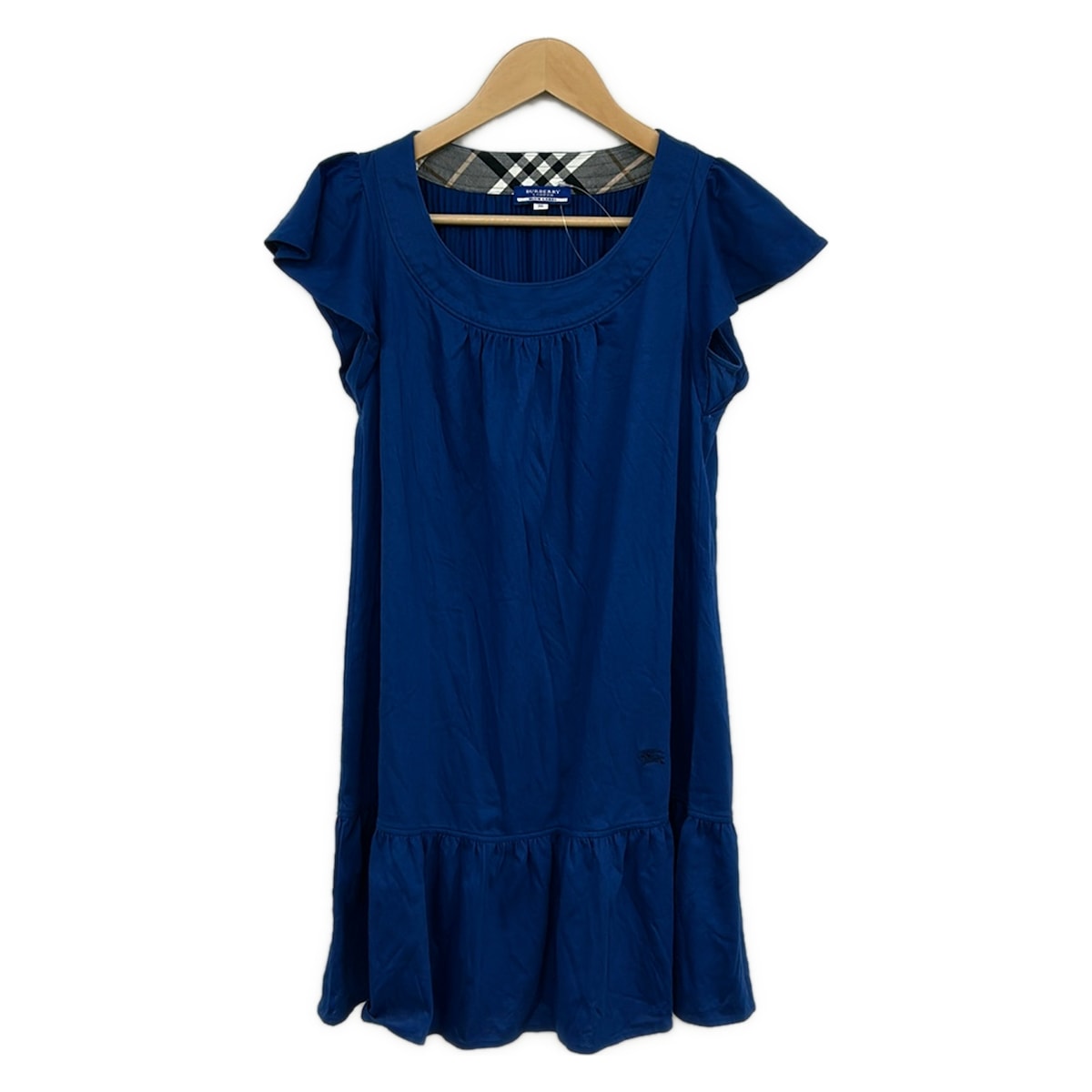 【新着】【中古】Burberry Blue Label(バーバリーブルーレーベル) ワンピース ブルー