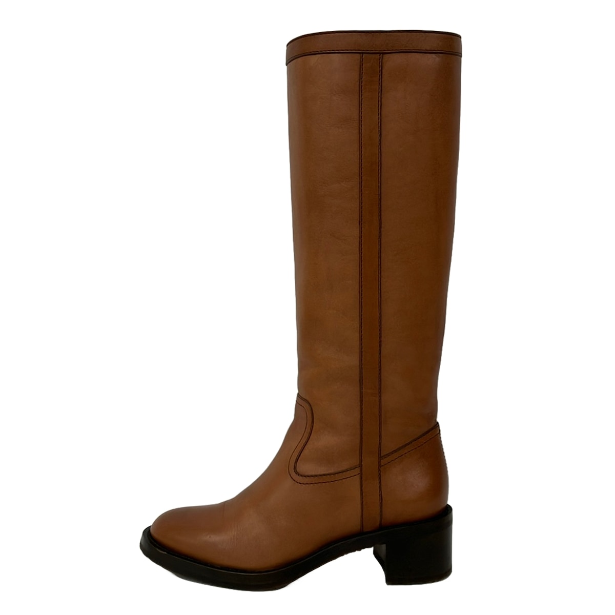 【新着】【中古】CELINE(セリーヌ) ロングブーツ ブラウン レザー