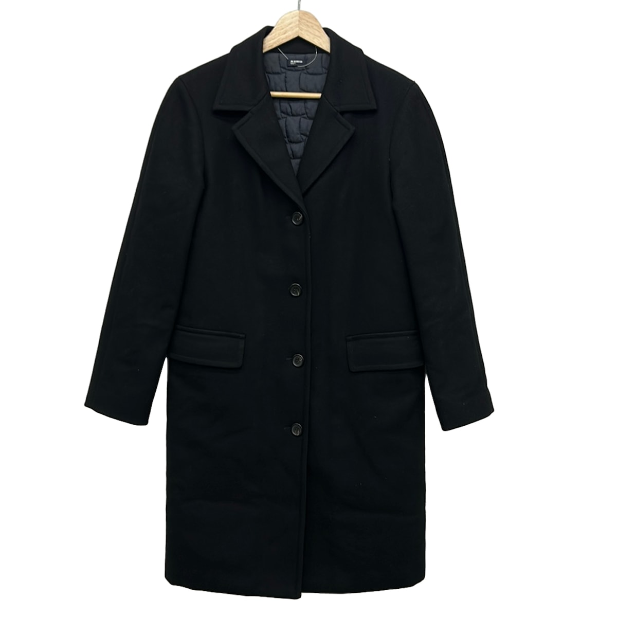 【新着】【中古】JILSANDER(ジルサンダー) コート 長袖/NAVY/秋/冬 黒