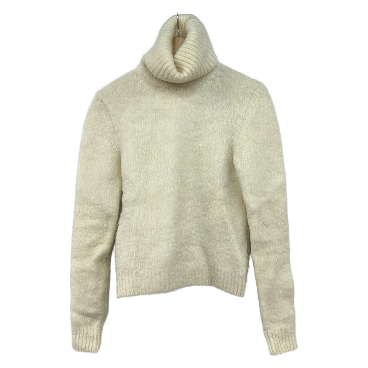 【中古】SAINT LAURENT PARIS(サンローランパリ) 長袖セーター タートルネック アイボリー｜ブランディア　店 8,010円