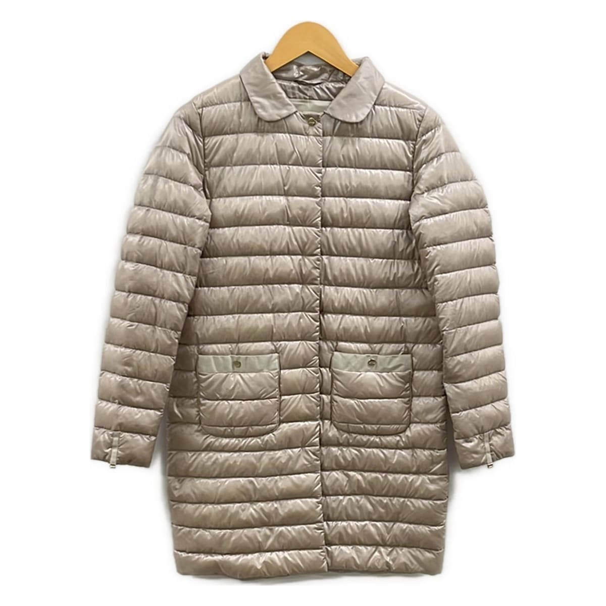 【新着】【中古】HERNO(ヘルノ) ダウンコート 長袖/キルティング/冬 ベージュ