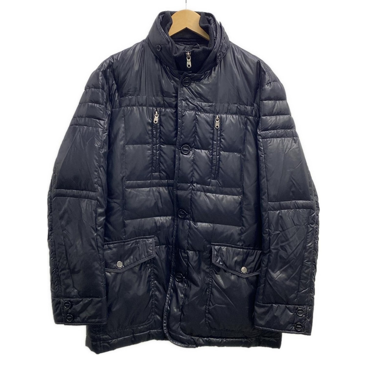【新着】【中古】INTERMEZZO(インターメッツォ) ダウンコート 長袖/ジップアップ/冬 黒