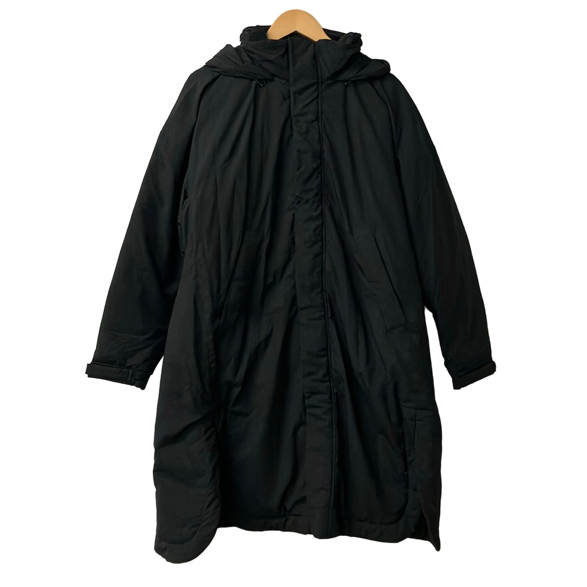 【中古】nagonstans(ナゴンスタンス) 厚地の外套 長袖/中綿/冬 黒