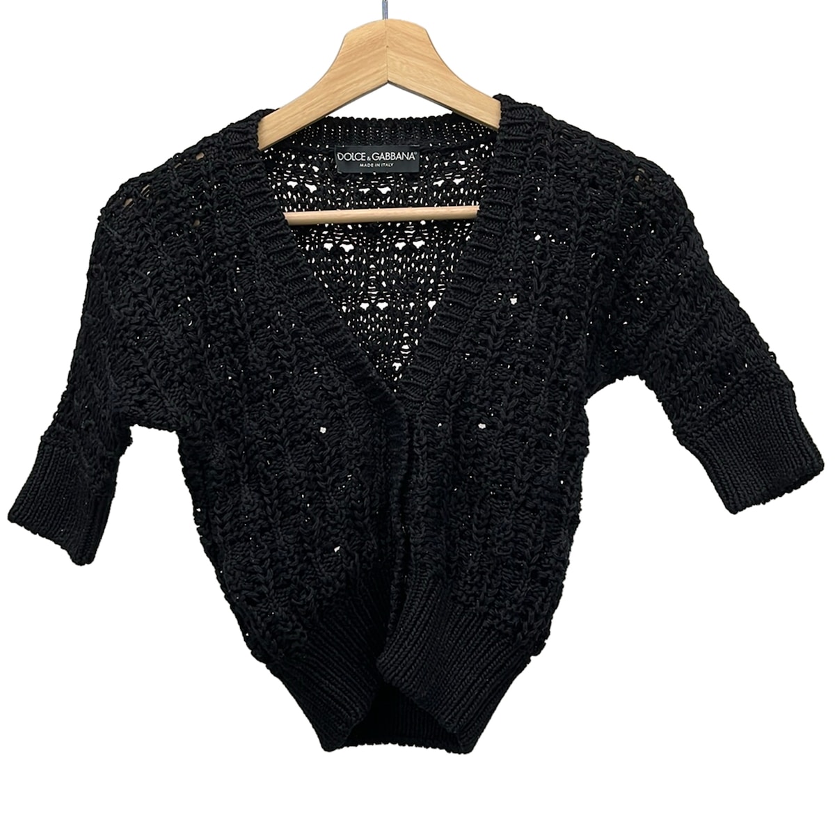 【中古】DOLCE\u0026GABBANA(ドルチェアンドガッバーナ) ジレー 半袖 黒