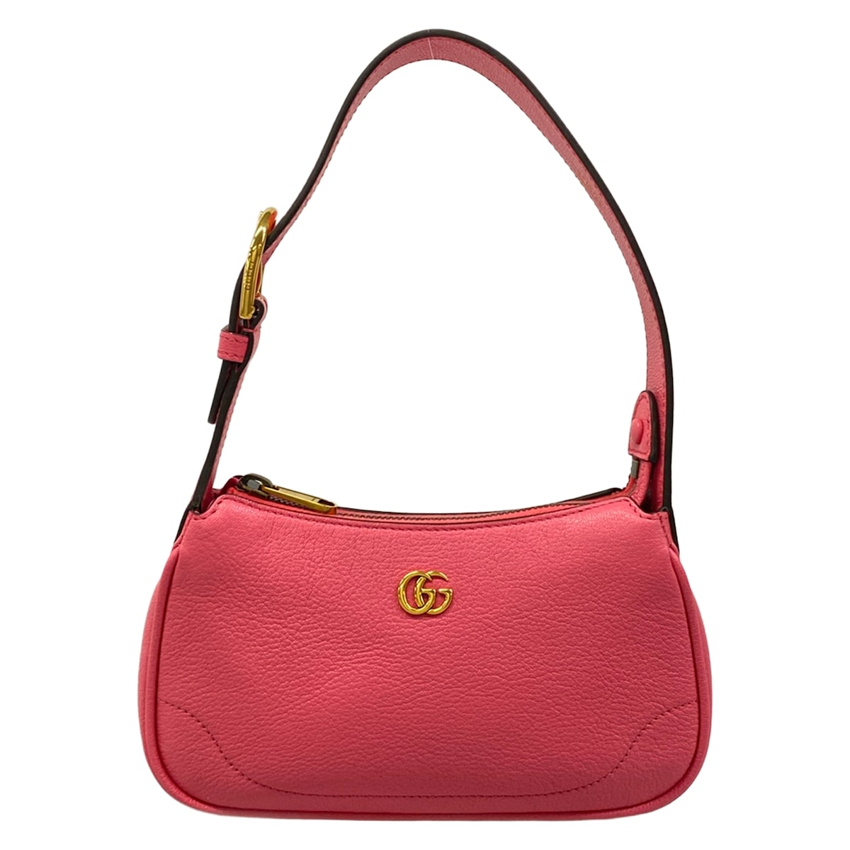 【中古】GUCCI(グッチ) アフロディーテ ハンドバック ミニ御徒面子 さくら色 なめし革 ハンドバッグ-バッグ-レディースバッグ