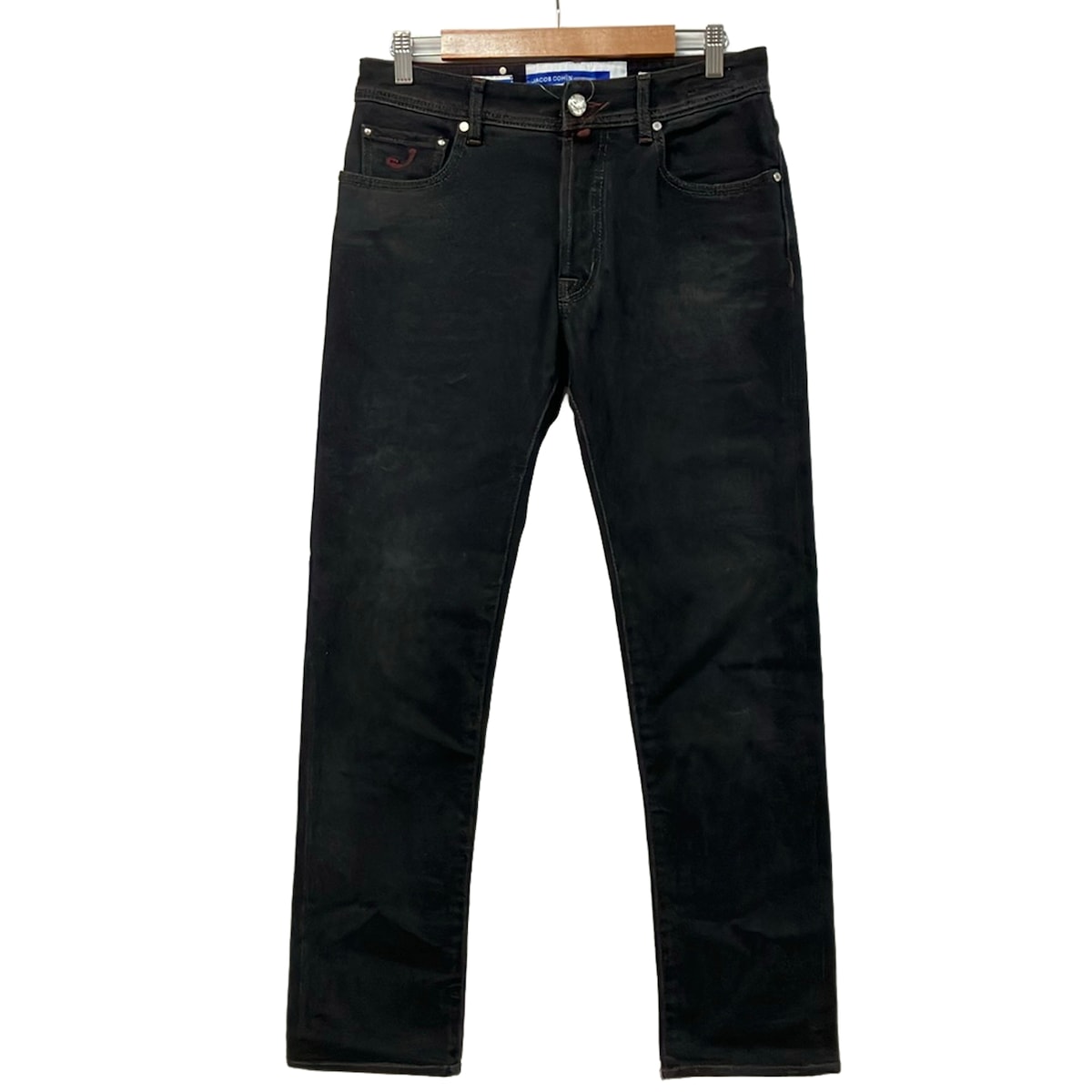 【新着】【中古】JACOB COHEN(ヤコブコーエン) ジーンズ フルレングス 黒