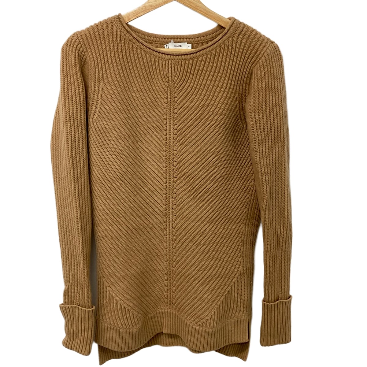 【新着】【中古】VINCE(ヴィンス) 長袖セーター ライトブラウン