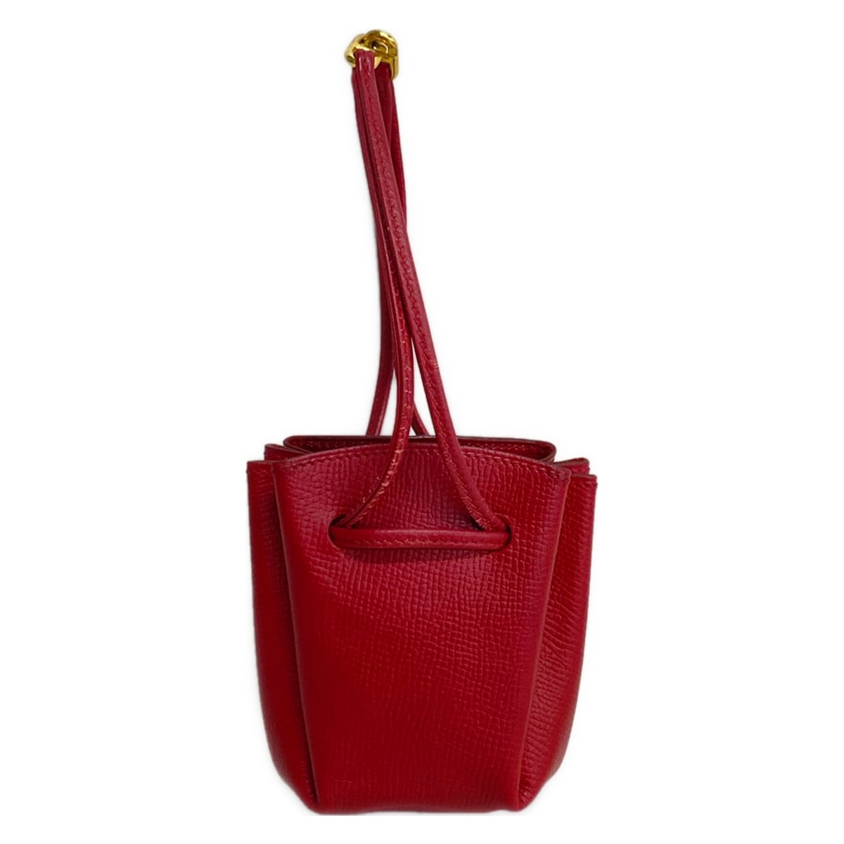 【新着】【中古】HERMES(エルメス) ベスパ ポーチ ゴールド金具 ルージュヴィフ